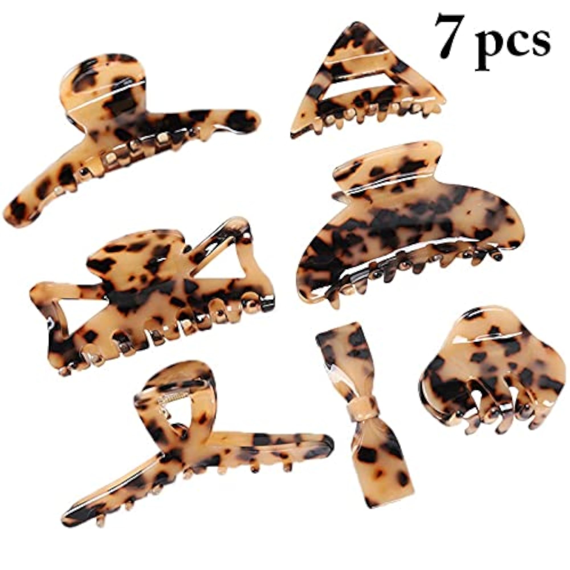 Assorted Sizes Hair Claw Clips Set